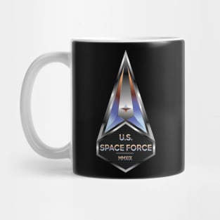 Space Force Official Service Patch -Metallic Colored Version Mug